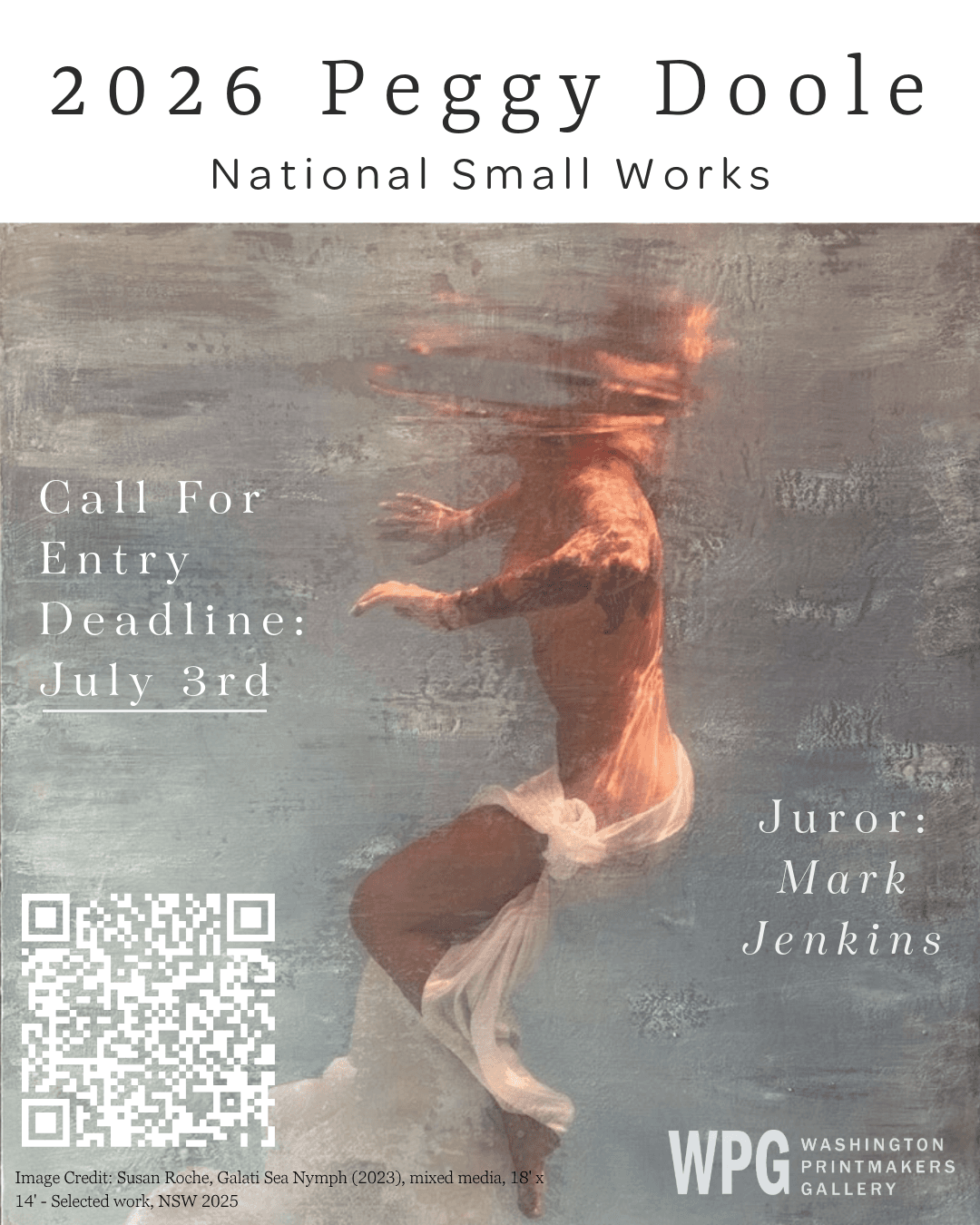 2026 Peggy Doole National Small Works Exhibition poster